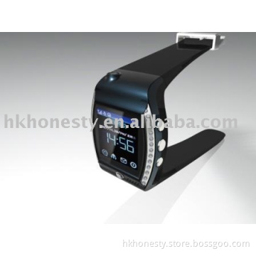watch phone-the world first quad band watch mobile phone m810 with stereo bluetooth